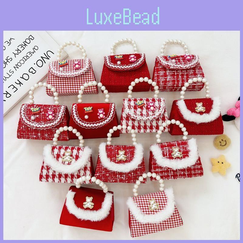 Princess Lovely Style Red Bag For Girls With Cartoon Design Perfect For New Year Gifts And Everyday Adventures