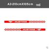 Ford Mustang Side Skirt Stripe Decoration - GT Edition Car Sticker