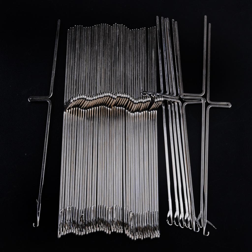 LETAOSK 50PCS Siver Reed Singer Studio Knitting Machine Needle Steel Needles Set Fit for SK280 SK360 SK580 SK840