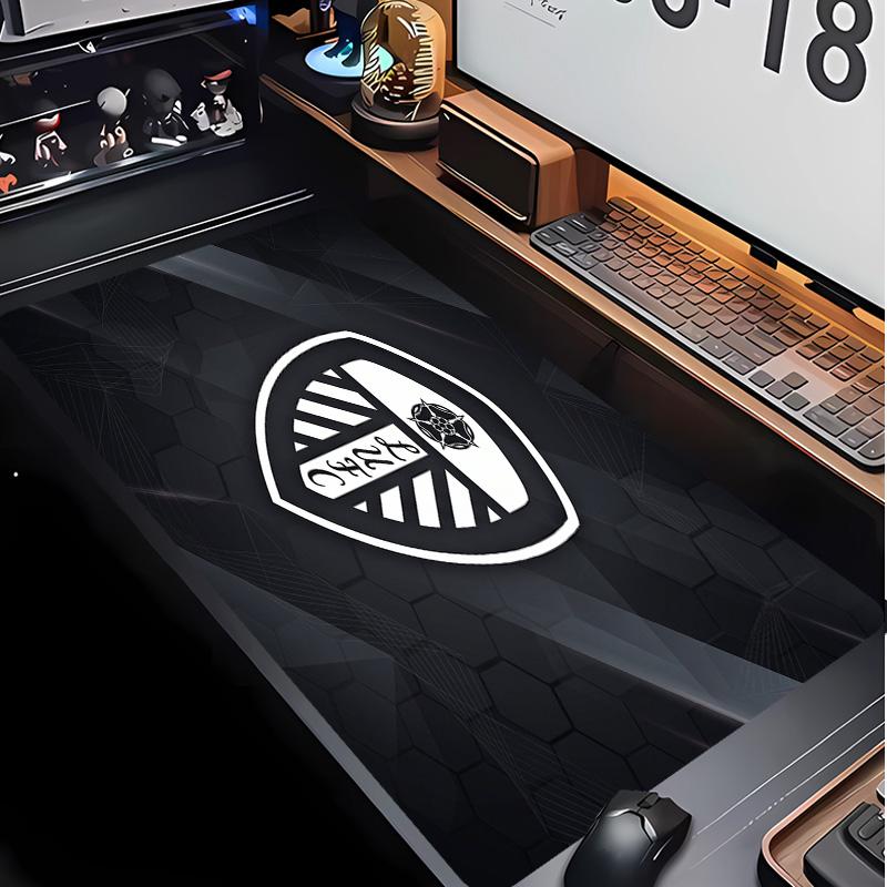 Leeds United Fußballmuster Mauspads Nicht?Rutschfestes Gummi-Basis Gaming-Mauspad Für Schreibtisch Büro Zuhause