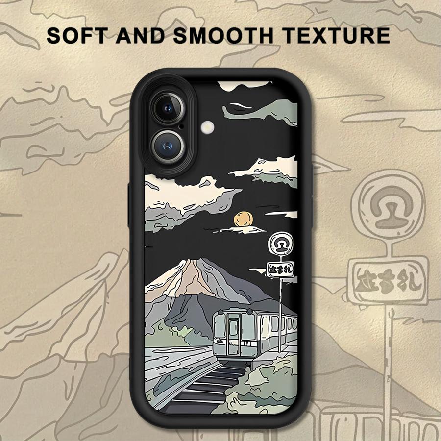 Case for iPhone 17 Pro Max 16 11 14 13 Air 15 Plus 17e 12 Pro Phone Cover Anime Town
