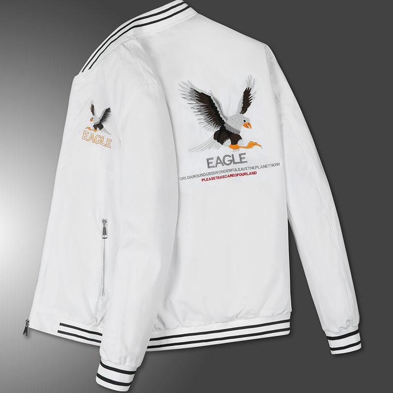 Men's Jacket Spring and Autumn Youth Large Size Versatile Handsome Thin Jacket Casual Trend Autumn