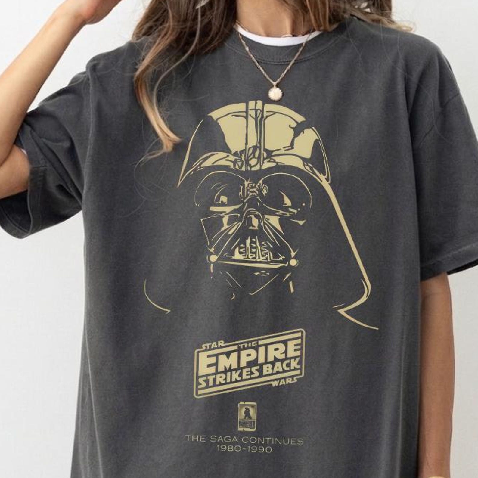 Vintage Darth Vader Empire Strikes Back Shirt - Star Wars Tshirt,Darth Vader Tshirt,Anakin Skywalker Shirt 2XL