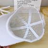 Embroidered Flowers Lace Baseball Cap Breathable Mesh Rebound Cap Sunscreen Sunshade Hat  Women