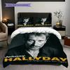 Timeless Elegance Smoke Bedding (1 * duvet cover + 2 * pillowcase, without core) 2D Flat Duvet cover and pillowcase Soft and comfortable