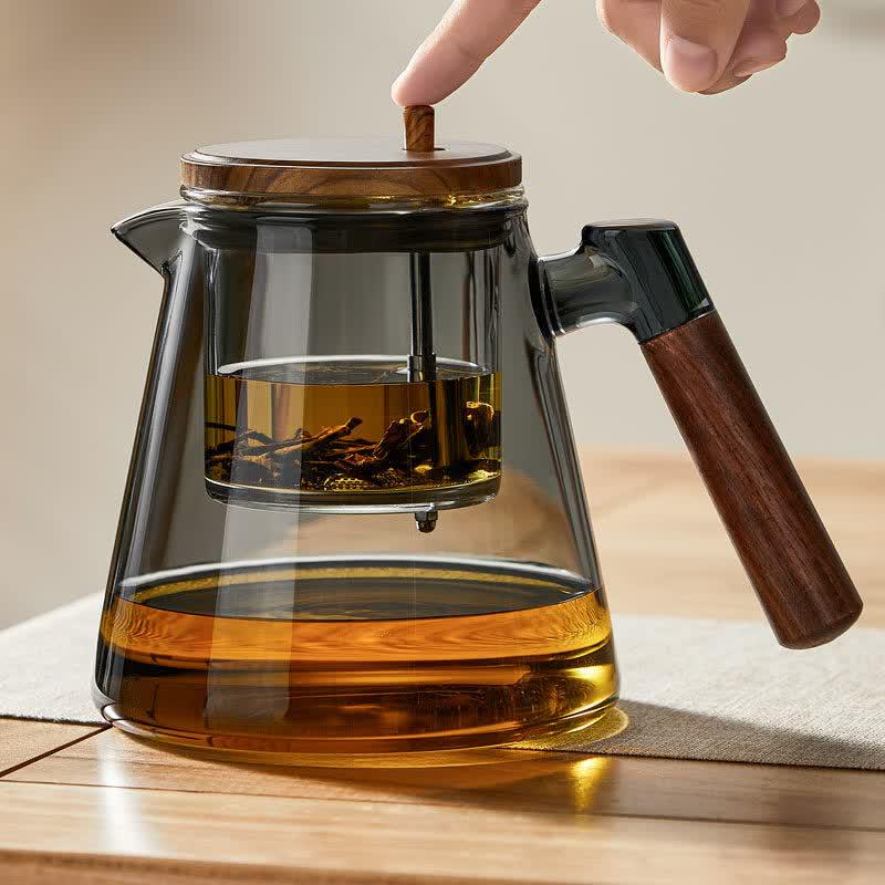 Automatic Tea Infuser Glass Teapot
