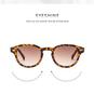 Vintage Tortoise Shell Round Sunglasses Women Men 2024 Brand Design Retro Rivet Yellow Blue Lens Square Sun Glasses Female UV400