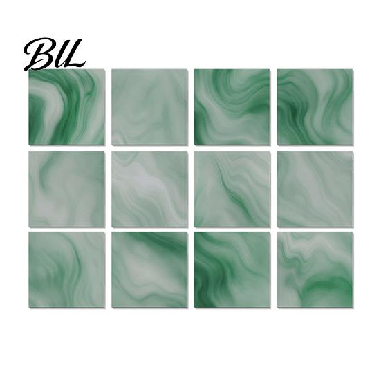 Scratch Resistant Wall Decor for Home 12PCS Imitation Marble Pattern Stickers, Self-Adhesive Waterproof EVA Realistic Stone Texture Stickers