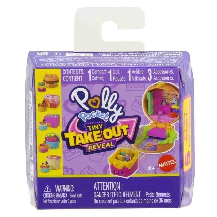 Polly Pocket–Багатогранний набір-Машинки та міні-фігурки - JCR44 Випадкова модель - від 4 років