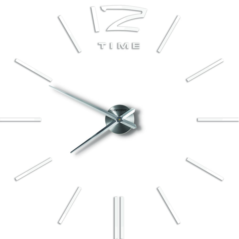 ES512B SAN MARINO 3D WALL CLOCK DIY WHITE Large