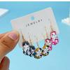 3 Pairs Unique Animal Earrings Set Hanging Tail Cat Ear Rings Women Girls Ears Accessory Fashionable Ear Studs Ornament