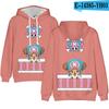 One Piece Anime Hoodie Men Digital 3D Print Loose Fit Long Sleeve Sweatshirt Fall Casual Wear