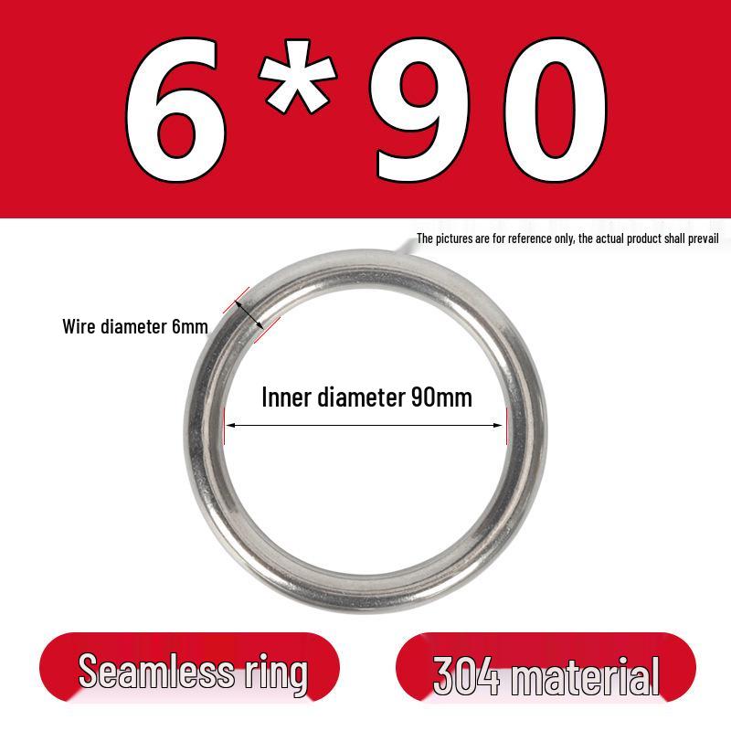 Stainless Steel Seamless O-Ring: Corrosion-Resistant Accessory for Handbags and Pet Gear