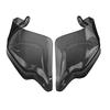 Motorcycle Handguard Wind Deflector Pair, Plastic Hand Coverage Add-On with Metal Fasteners for Daily Commuting and Extended Road Travel