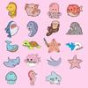 And Eyecatching Fun Cartoon Sea Animal Brooches Made Of Alloy Featuring Whale Starfish And Turtle For Creative Fashio Accessory