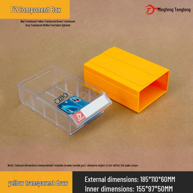 Desktop Drawer-Type Organizer Box, Thickened Storage Cabinet for Components and LEGO Bricks