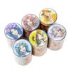 Alideco 6 Pieces Masking Tape Cute Retro European Figure 65mm Width x 3m Roll PET Adhesive Tape Wide Width DIY Stylish Masking Sticker (anhuadebaimeng