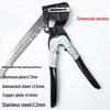 Manual Sheet Metal Round Hole Punch Tool for Advertising, Aluminum Edge, and Stainless Steel.
