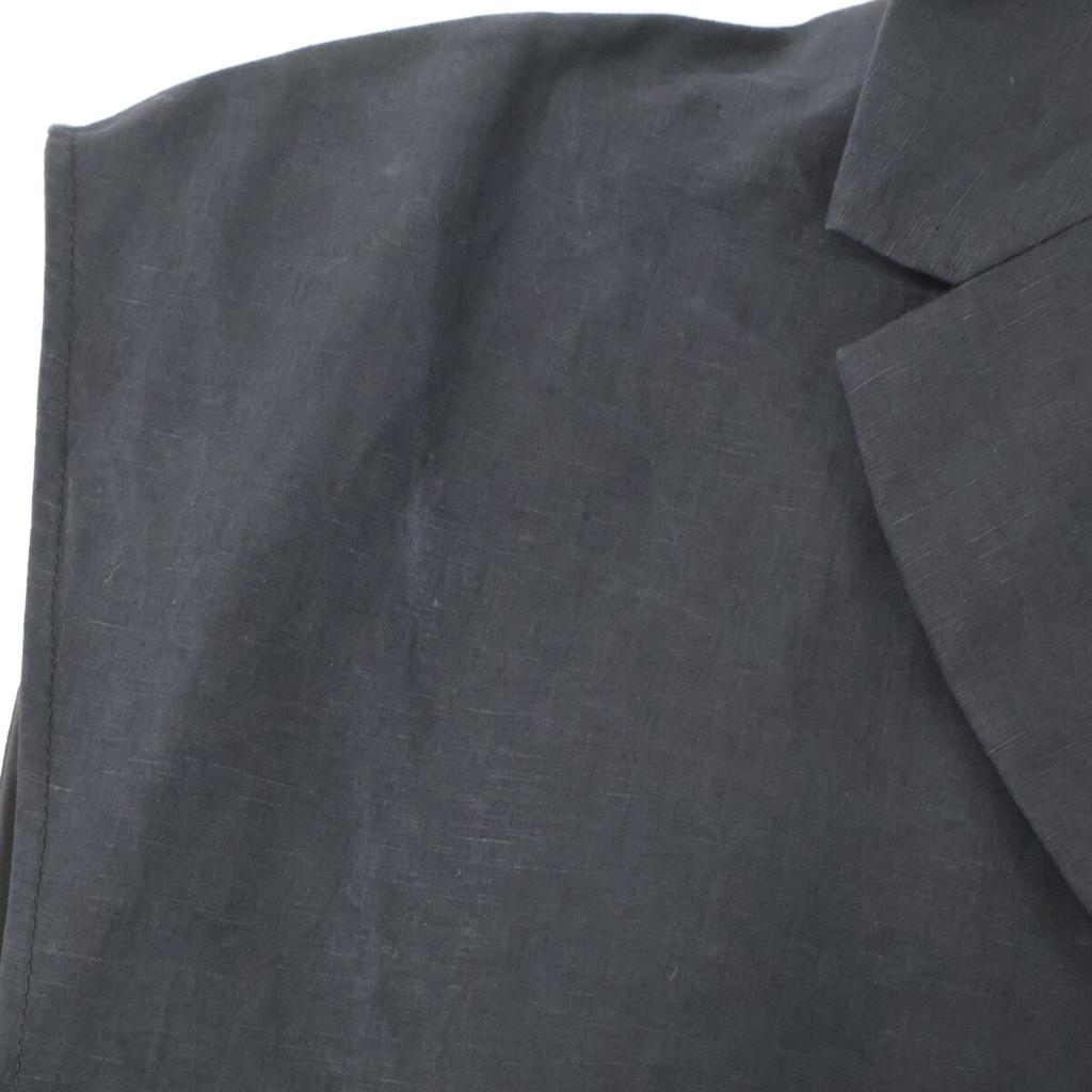 BALLSEY 24 year old black linen blend move tailored collar all-in-one Overall All-in-one 36 blackUsed