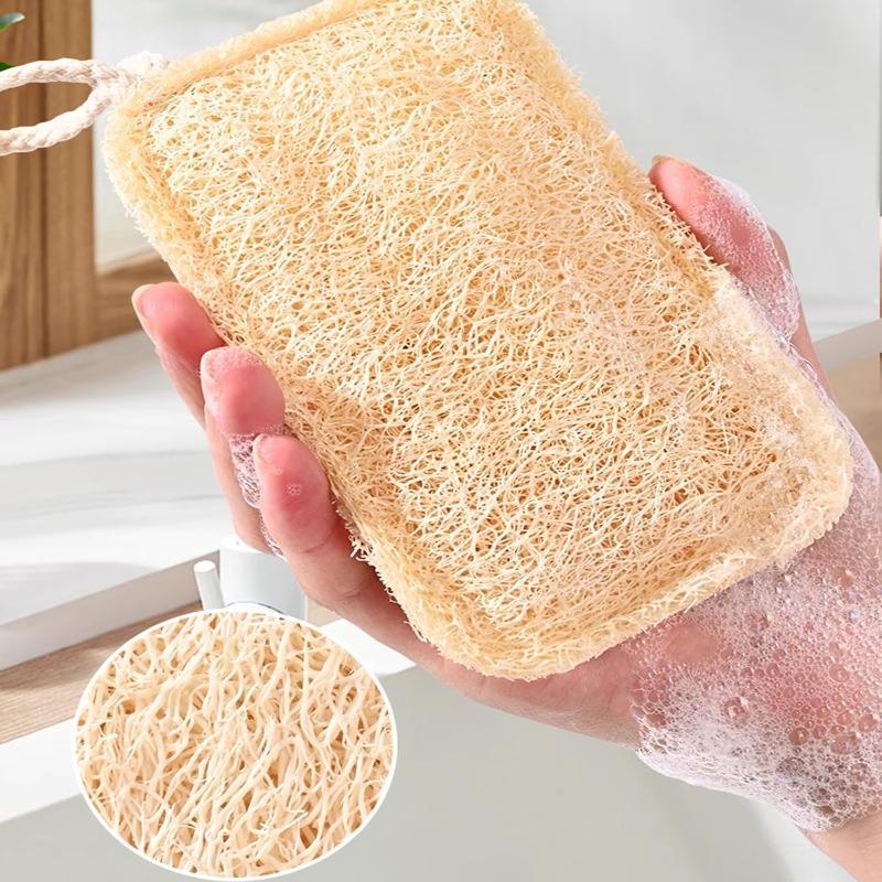 Natural Non Scratch Scrub Sponge Eco Friendly and Compostable Plant Fiber Loofah Dish Sponge Kitchen Scrubbers for Dish Biodegradable Cleaning Sponges