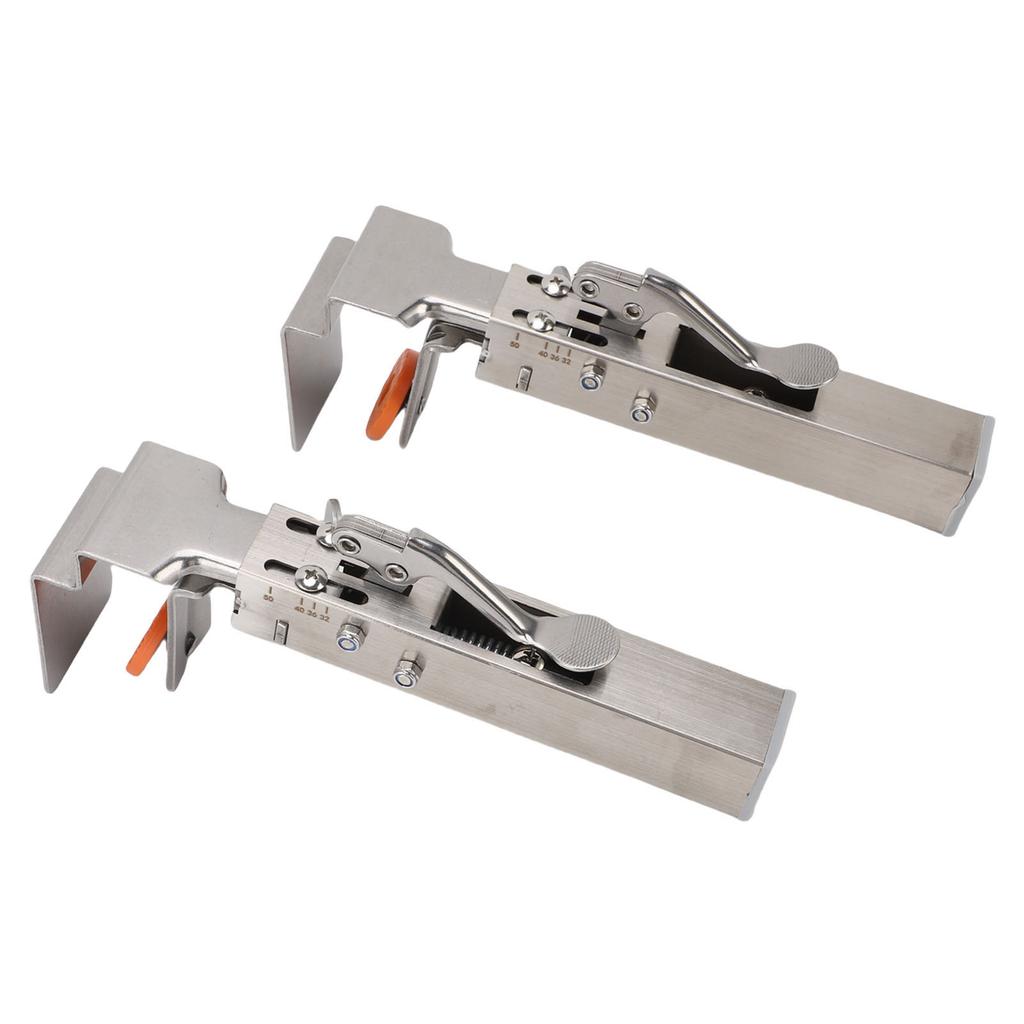 Morsetto per Montaggio Frontale Cassetto Acciaio Inossidabile Regolabile Morsetto di Fissaggio Pannello Cassetto per Armadio
