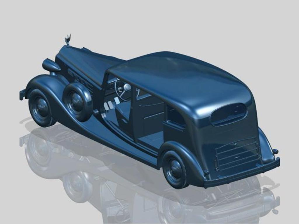 ICM 1/35 Scale Soviet Army Packard 12 Supreme Leader's Car, 1936 with Figure, Plastic Model Kit 35535