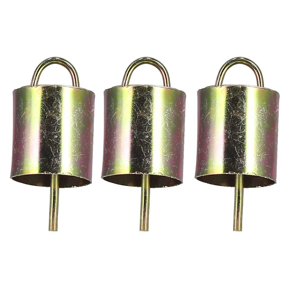 3Pcs Durable Thickened Anti Lost Bell Alloy Cow Bell Alloy Livestock Bell  Livestock Management No.5 bell