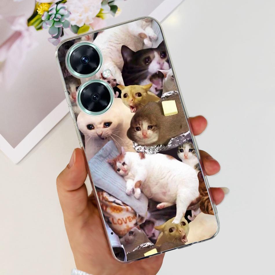 Fashion Elegant Pattern Phone Case For Huawei Nova 11i Soft Silicone TPU Back Cover For Huawei Nova11i 4G MAO-LX9