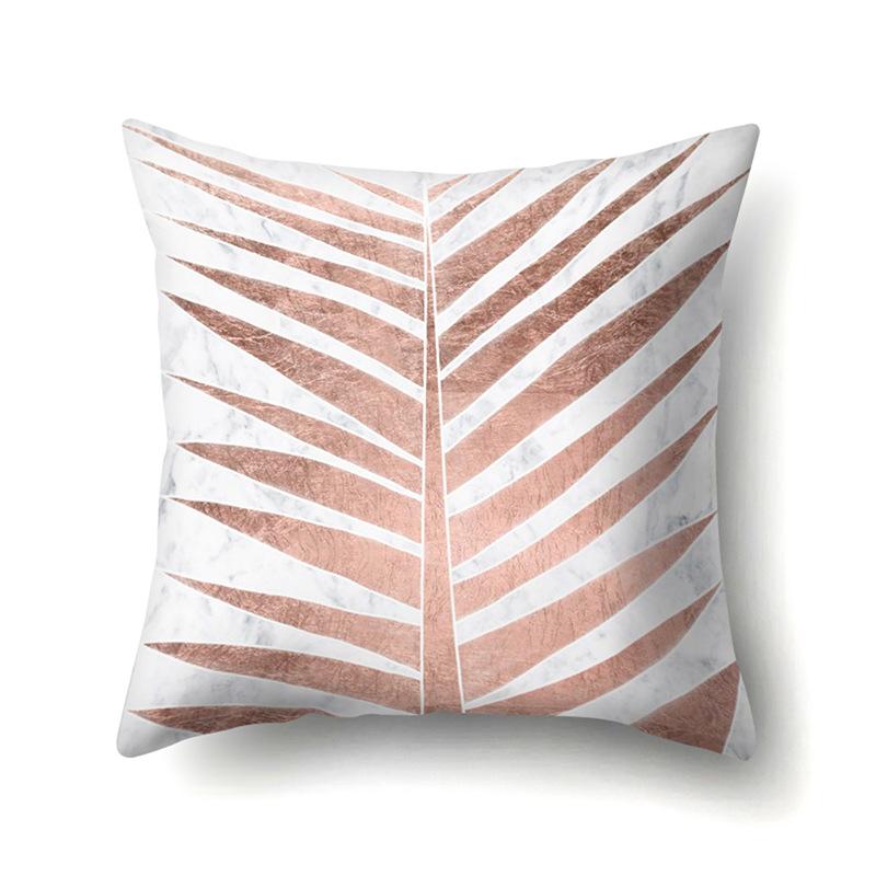 Polyester Pillow Case Automobile Decoration Home Printed Pillow Case Waist Cushion Cover Car Cushion Head Cushion Cover