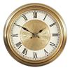 Retro Wall Clocks Large Golden Metal Watches Silent Luxury Living Room Wall Clock Copper Creative Modern Bedroom Home Decor Gift
