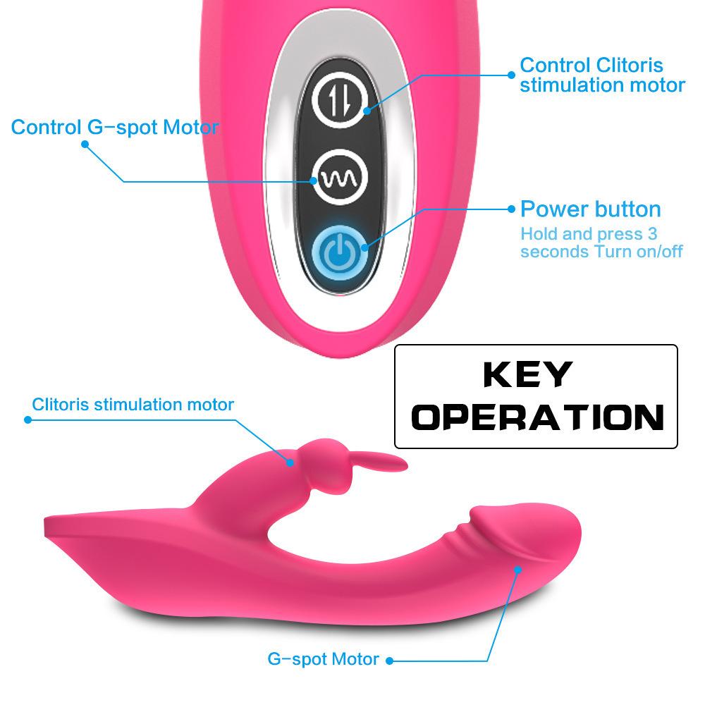 Rabbit Vibrator Sex Toy Adult Sucking Toys for Womens Pleasure Clitoralis Stimulator for Women Sucking Vibrator Wand for Couples Men