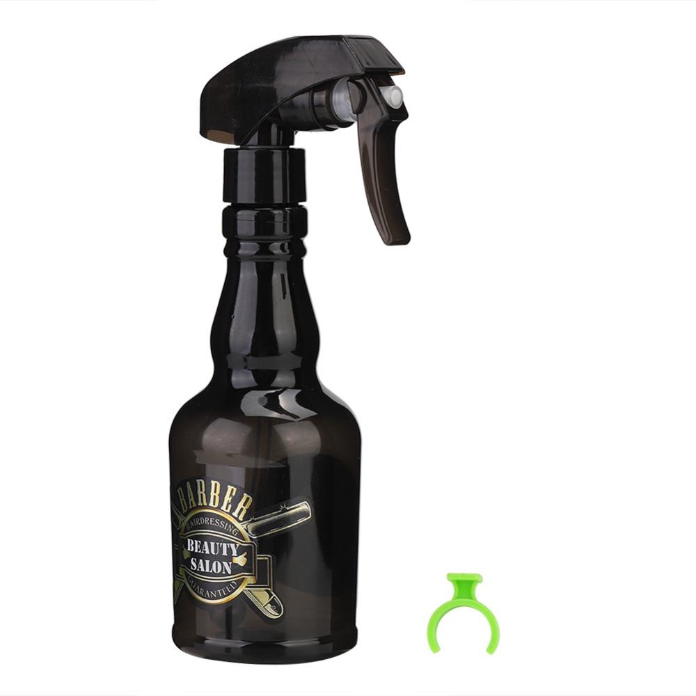 Adjustable Nozzle Water Sprayer 280ml Capacity Barber Spray Bottle Hair Sprayer For Barber чёрный