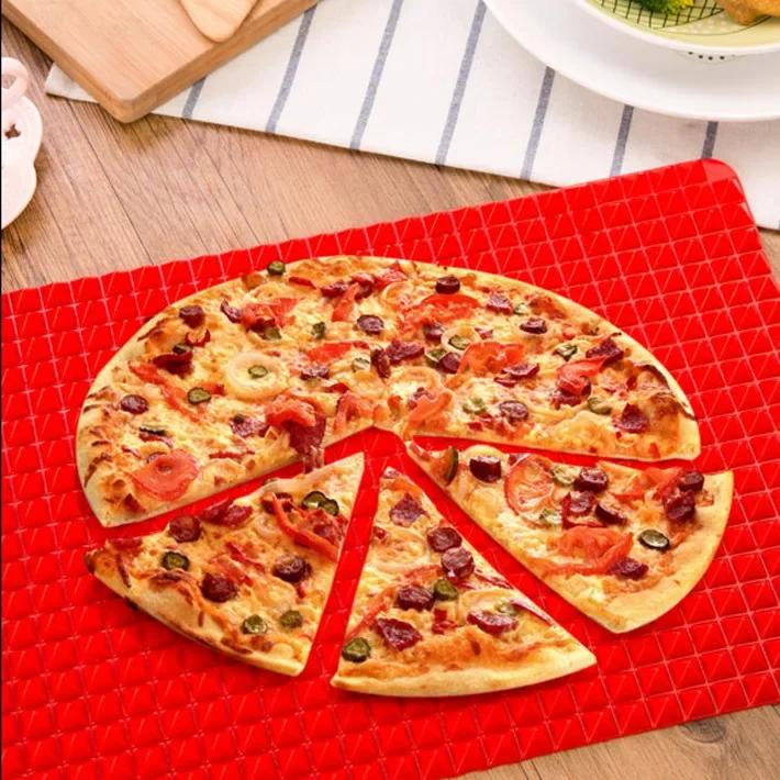 Silicone Multifunctional Barbecue Pizza Mat Pyramid Microwave Oven Baking Tray Tray Board Kitchen Baking Tray Mold