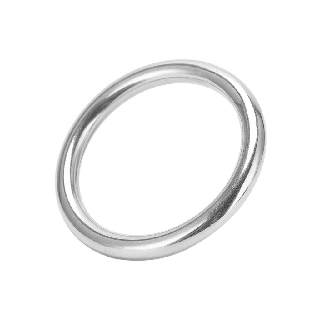 10mm 0.4in O-Ringe Edelstahlbeschläge Hängeringe für Marineboot Hängematte Yoga10x70mm 0.39x2.8in