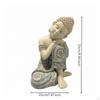 Sleeping Buddha Figurine Tranquil Statue Spiritual Decor for Meditation Space, Tea