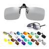 [Aillynas] Clip-on Sunglasses, Polarized, UV400 Protection, for Men and Women, Worn Over Glasses, Flip-up Type, Ultra-lightweight, One-touch