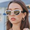 Vintage Small Frame Oval Sunglasses Women's Brand Designer Fashion Sun Glasses Women Outdoor Travel Eyewear UV400