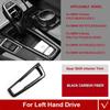Carbon Fiber Gear Shifter Shift Interior Trim Cover For BMW 5 Series F10 X3 X4