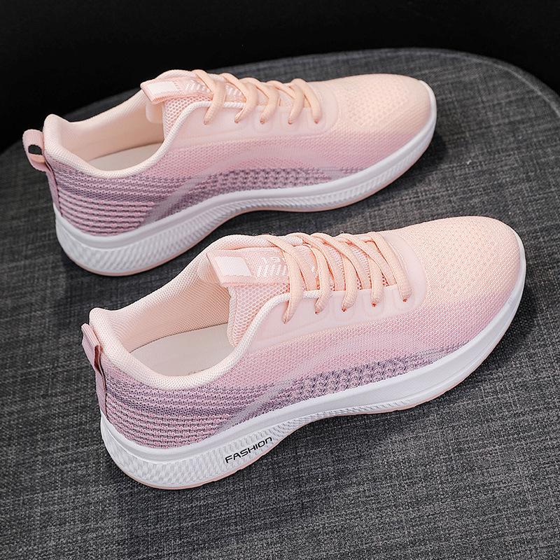 Spring new student sports shoes, lightweight running shoes, soft-soled wear-resistant and breathable shoes