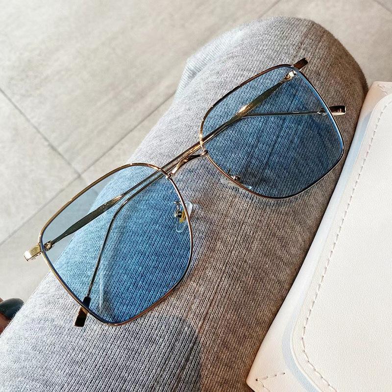 Vintage Retro Style Sunglasses Men Women Alloy Frame Square Shape Sunglasses For Men Uv400 Protection Female Sunglass