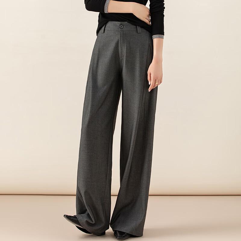 Fanzhen Women's Draped Wide-Leg Trousers