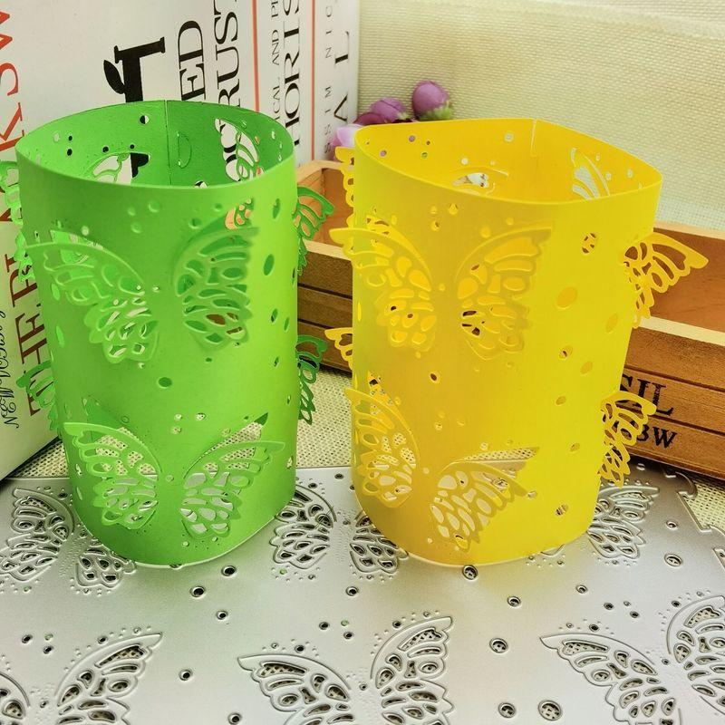 3D Hollow Butterfly Lantern Carbon Steel Embossing Cutting Dies for DIY Scrapbooking Card Album Embossing Crafts Die Cut