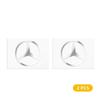 BTY4  2/5/10pcs 3D Metal Car Emblem Sticker Decor Badge Decal Interior Styling For Mercedes benz A B R G Class GLK GLA w204 W251 W463