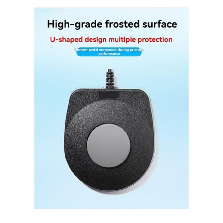 Universal Compact Sustain Pedal Electronic Drum Pedal  for Drum Digital Pianos Electronic Organ Keyboards Enduring