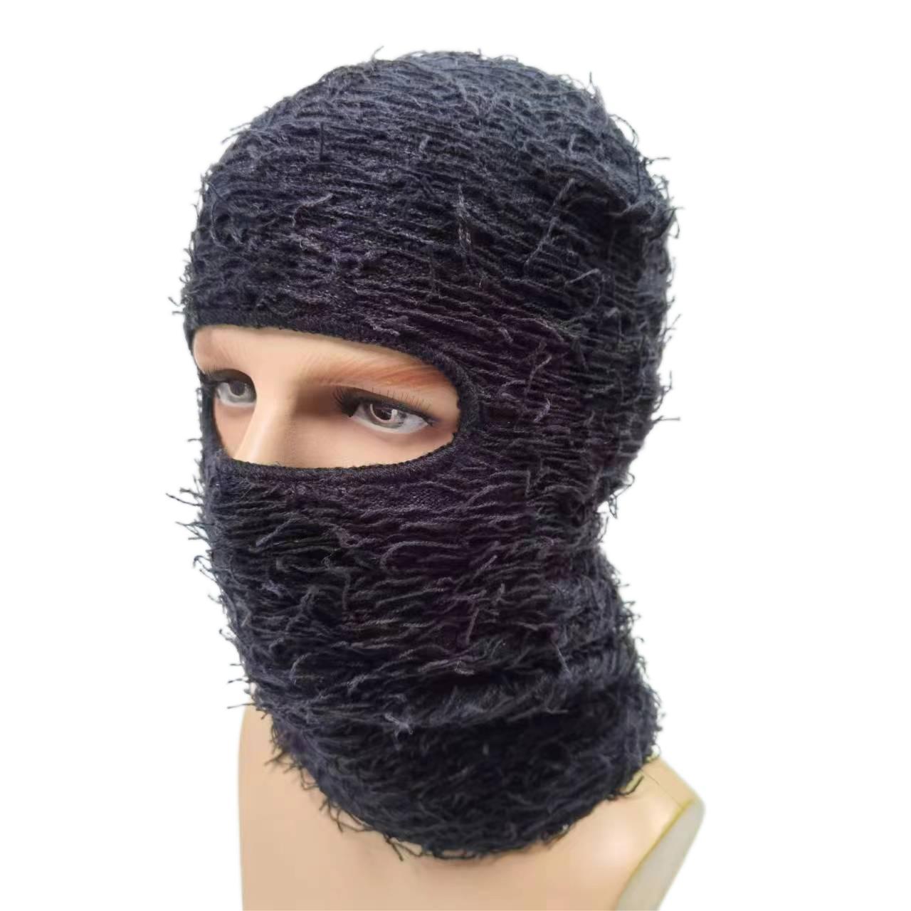 

Унисекс Вязаная Камуфляжная Балаклава - Стильный Шерстяной Головной Убор One Size