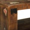 Multi Colored TV Stand 60 X 30 X 25 Cm Solid Reclaimed Wood