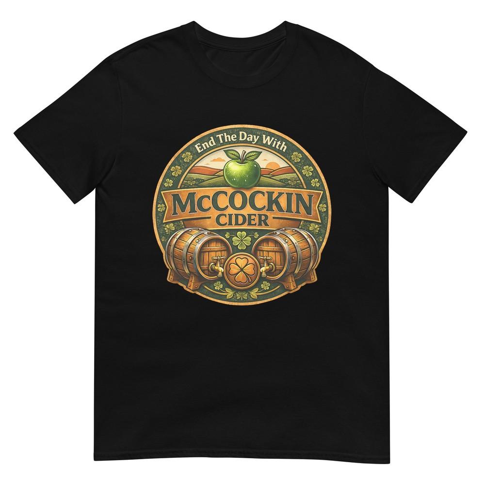 Mccockin Cider Mccain Funny St Patricks Day Adult Humor Tshirt S