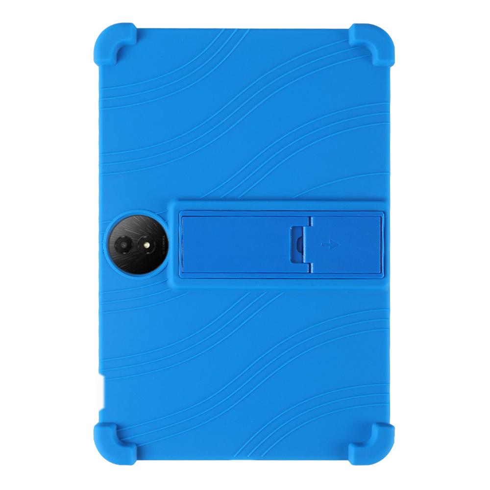 

For TCL NxtPaper 11 Plus Silicone Case with Kickstand Rugged Protective Cover Baby Blue