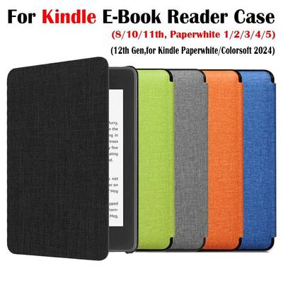 Pro Kindle Paperwhite 1/2/3/4/5 2025 Chytré pouzdro Folio Kryt 6 6.8 7palcový e-Reader Ochranný obal Automatické uspávání/probouzení 10./11./12. generace