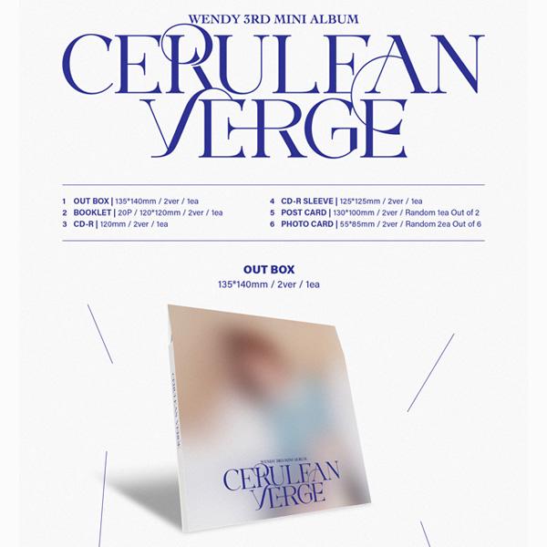 WENDY - 3rd MiniI Album [Cerulean Verge] Digipack Ver.